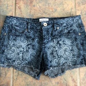 aeropostale jean shorts size 3/4
